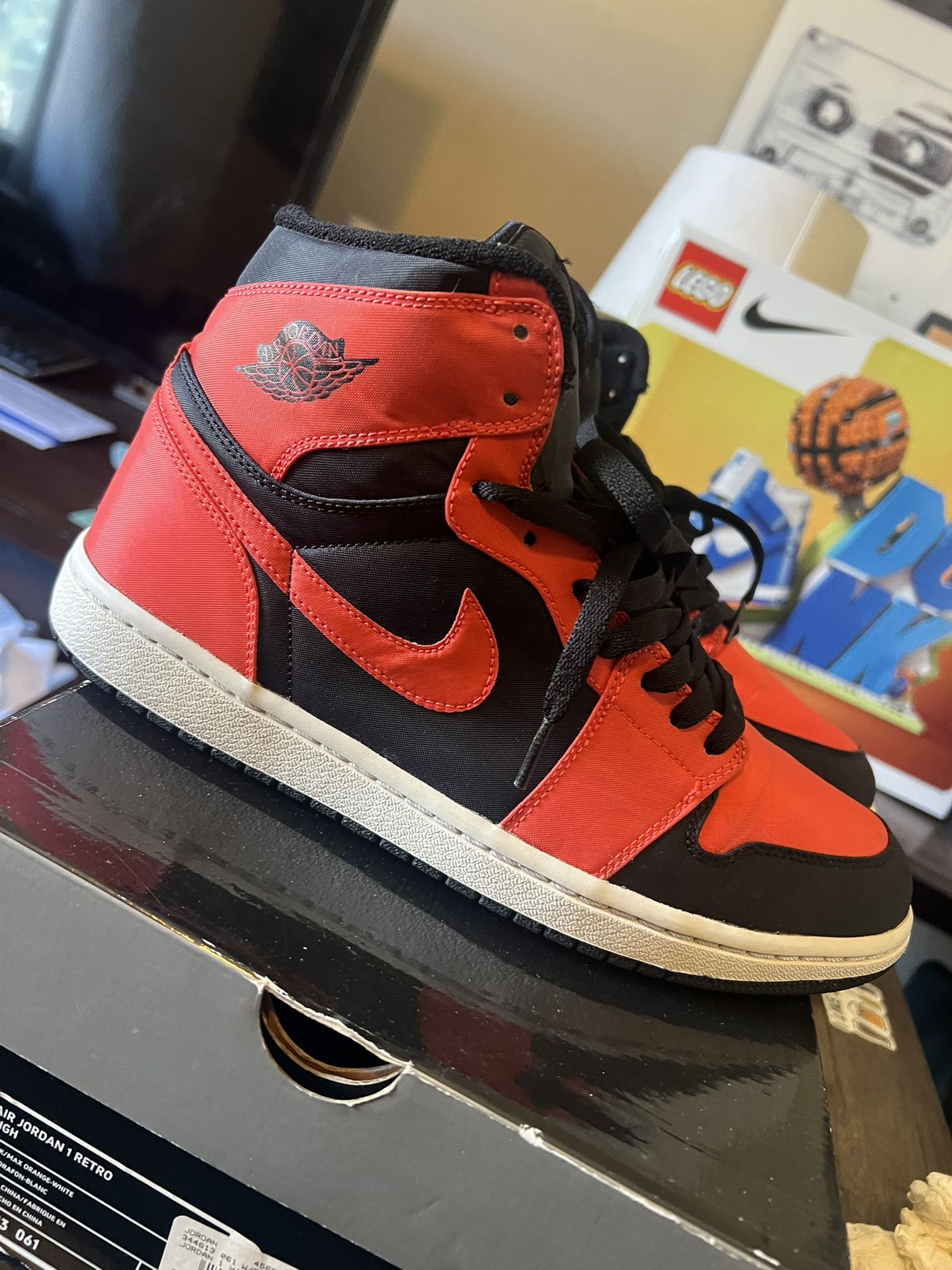 2009 Max Orange Air Jordan 1s Sz 10
