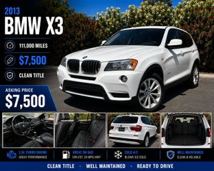 2013 BMW X3 xDrive 128i - SUV- clean title