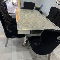 Dining Table With 6 Chairs 900