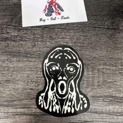 Supreme Glow In The Dark Scream Sticker