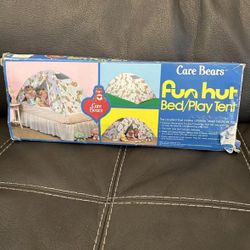 Care Bears Fun Hut Vintage 1985Indoor Outdoor Bed Play Tent Missing Straps