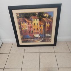 Glass Framed Picture 