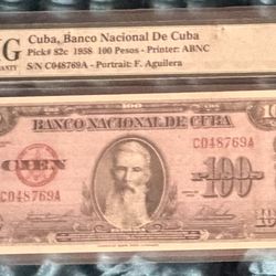 Old Cuban money