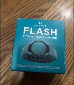 Misfit Flash Fitness and Sleep Monitor Brand New Blue Wave