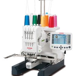 Janome MB4 Home 4 Needle Embroidery Machine Serviced By Professional Recently