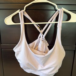 NWT lululemon Energy Longline Bra Medium Support, sz 12 B/D, lavender