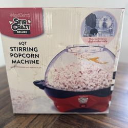 New Stirring Popcorn Machine 6QT