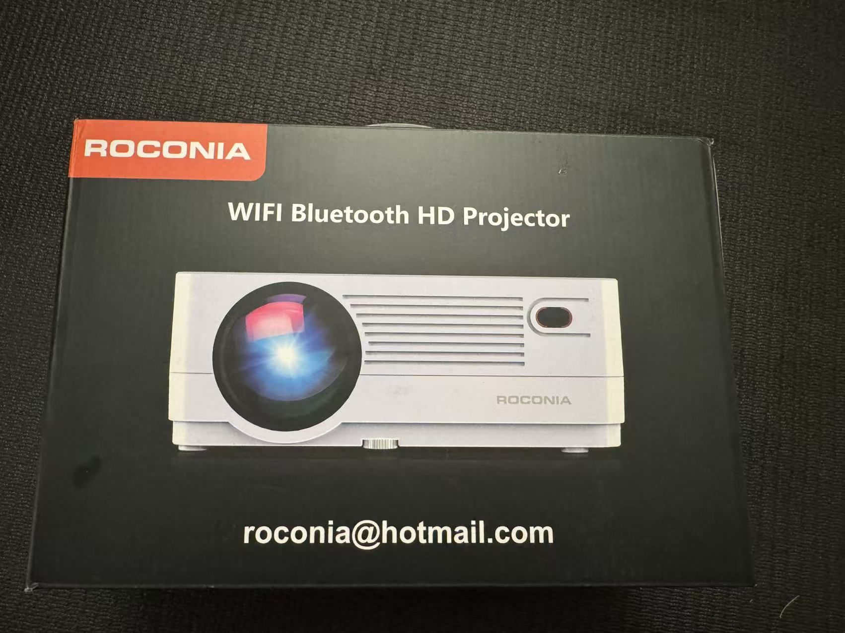 ๐ฌ Roconia 5G WiFi Bluetooth Projector โจ Native 1080P | 12000LM | 300โ Display | 4K Support