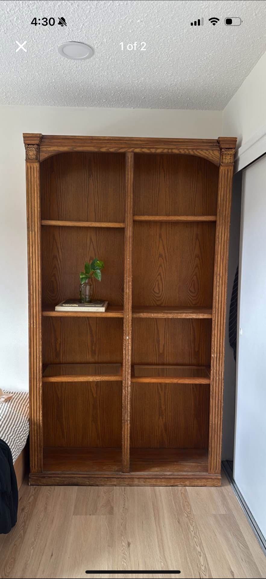 Vintage WoodenBookshelf