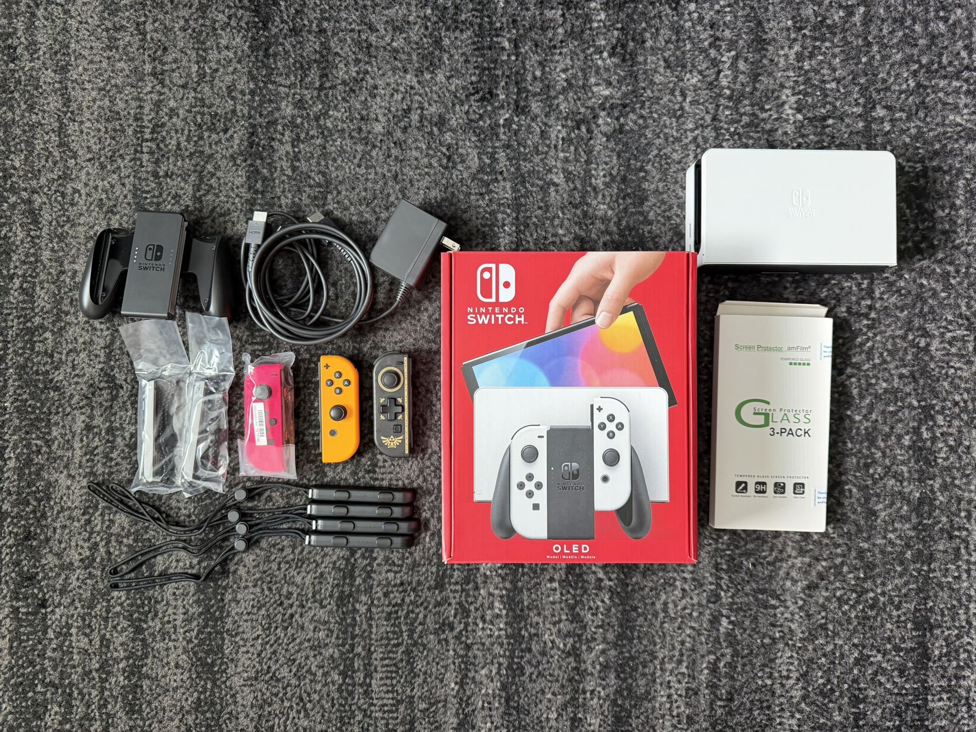 Nintendo Switch OLED with Mamba Dockable case and Carry Case