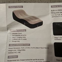 Inflatable Couch 