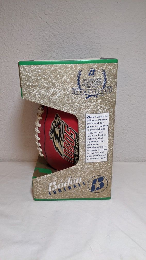 Brian Urlacher Autographed Football with 12 Inch NFL Figure