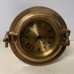 Hermès Brass Desk Clock – Jaeger-LeCoultre Movement