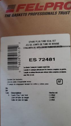2004 g35 spark plug tube seal set