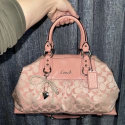 Coach Ashley Peony Pink Satchel