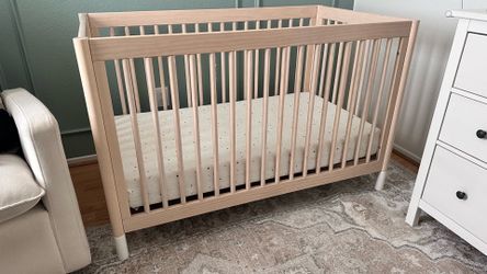 Babyletto Gelato Washed Natural Wood Convertible Crib