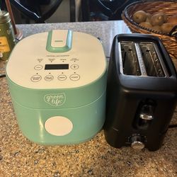 Toaster & rice cooker 2 cups