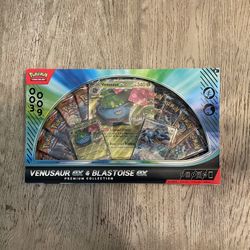 Venusaur ex & Blastoise ex Premium Collection GameStop Exclusive