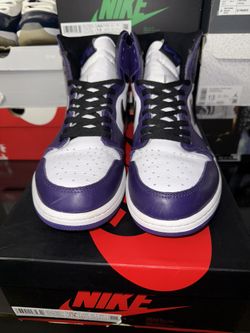 Court Purple Jordan 1 Size 13
