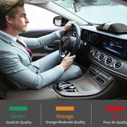 LUFTRUM car Air Purifier with H13 True HEPA Filter: Car Portable Air purifier for Exhaust Fumes, VOC, Smoke, Odors, and Bacteria, 99.9% Removal to 0.1