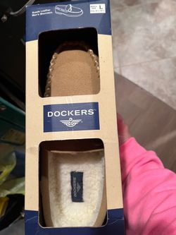 Dockers Men's Suede Leather Slippers