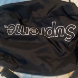 supreme duffel bag (black)