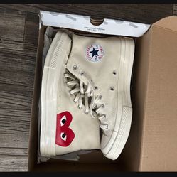 M Size 9 Comme Does Garçon Converse