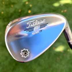 Titleist BV Vokey SM7 54-14F 54° Sand Wedge with Wedge Flex Steel Shaft and Golf Pride Tour Velvet 360 Grip RH