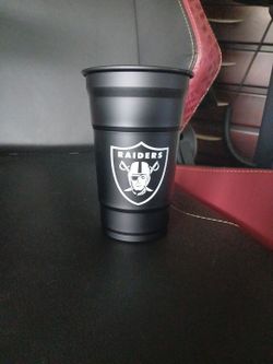 Raiders Steel/metal Sports Cup 