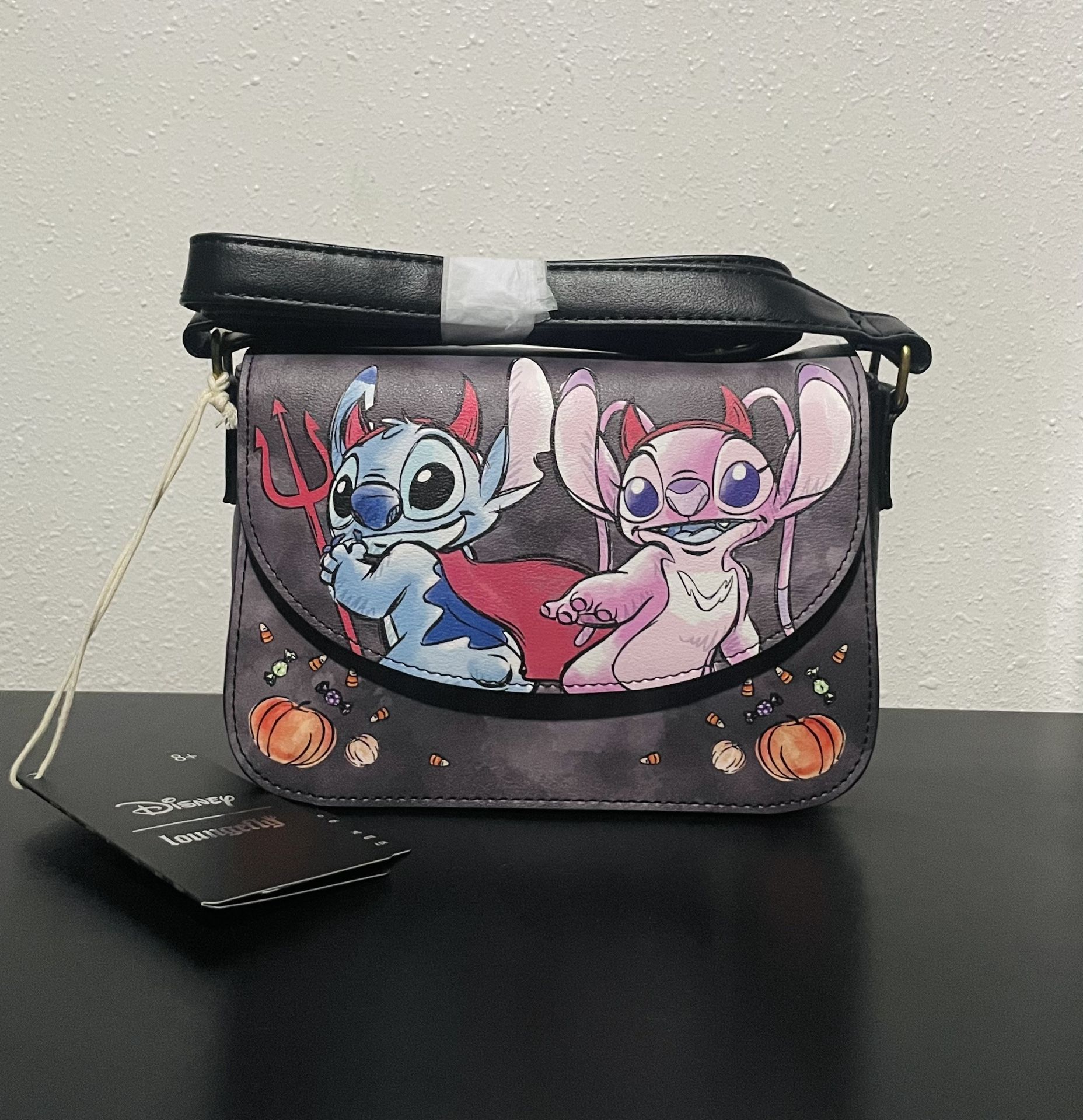 Loungefly Disney Stitch & Angel Devils Crossbody Bag