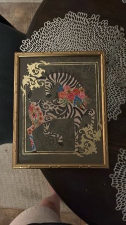 Zebra wall art