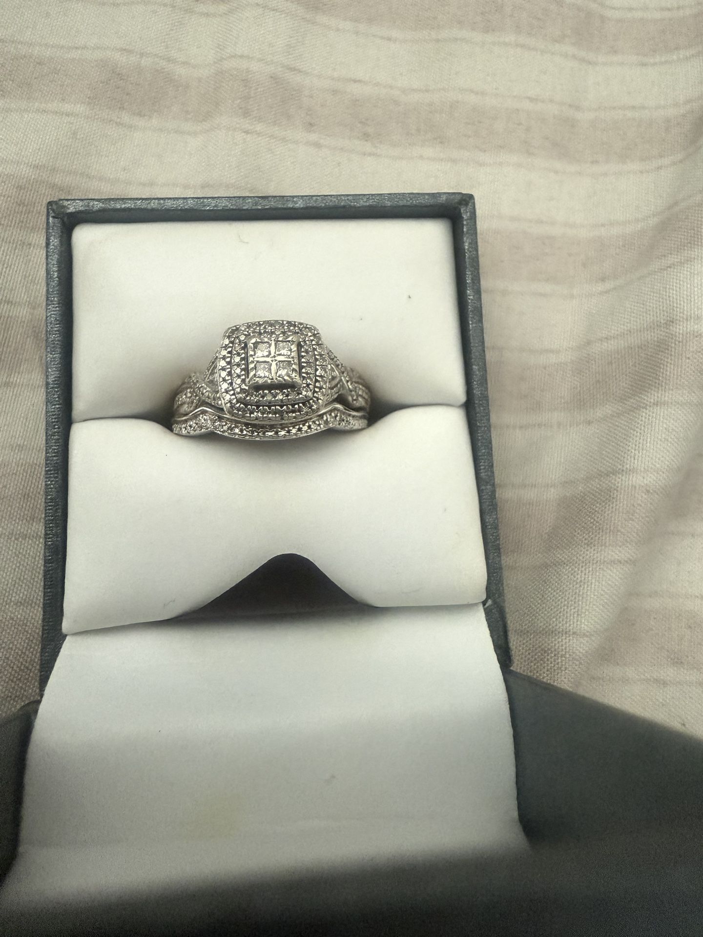 1.5 Diamond Wedding Ring With Diamond Band