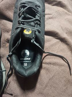Brahma steel-toed work shoes