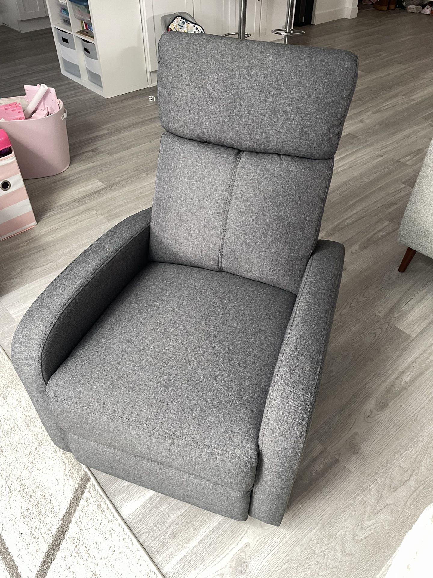 Brand New Dark Gray Recliner / Nursing Chair