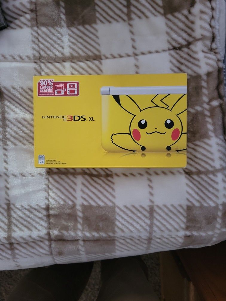 Sealed Pikachu 3ds XL