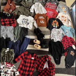 12/18 Month Fall Winter Clothing Boys Lot 4c5c