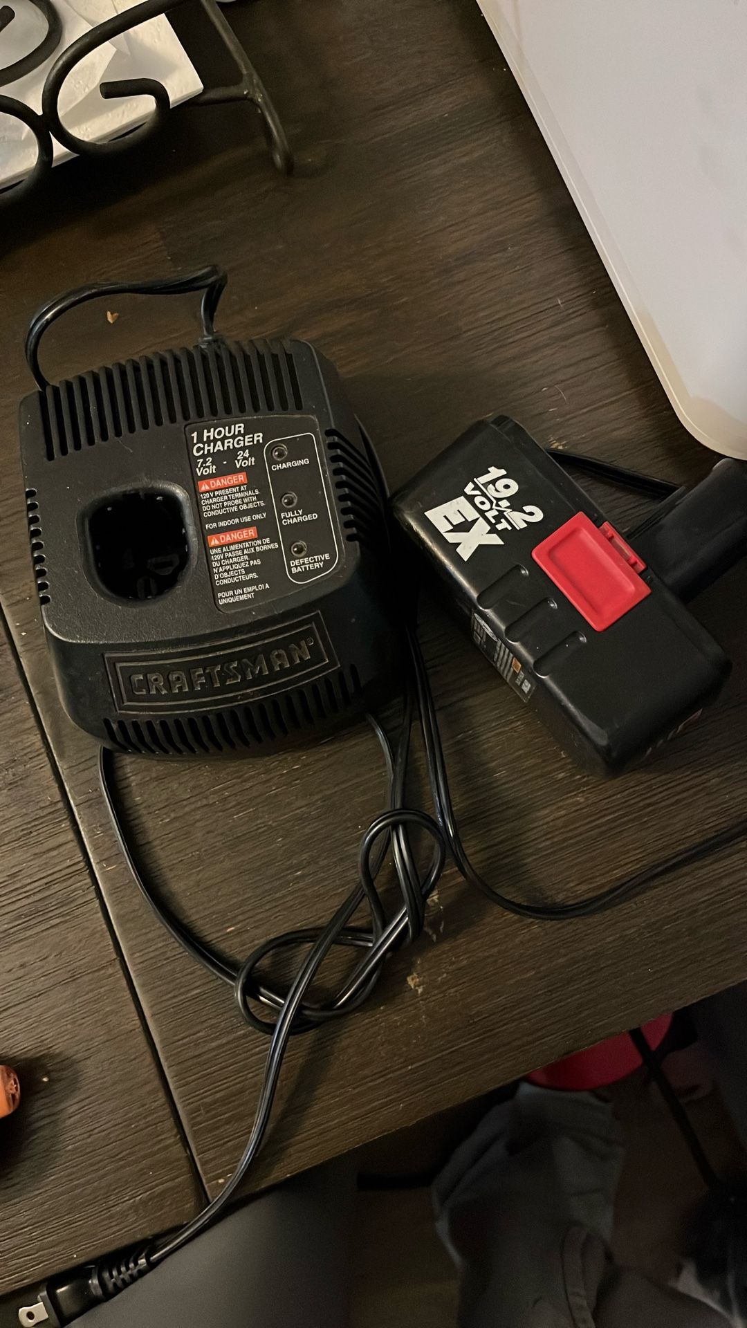 Craftsman 19.2 Volt 1 Hour Charger Drill