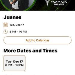Juanes Will Be Here Today December 17th And You Don’t Want To Miss This Stellar Performance 