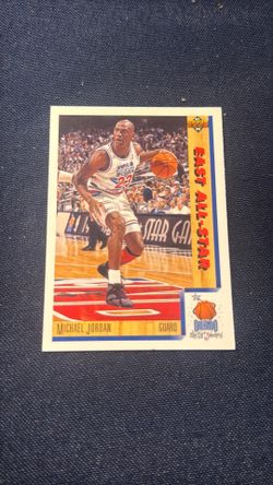 1992 Upper Deck Michael Jordan East All Star card