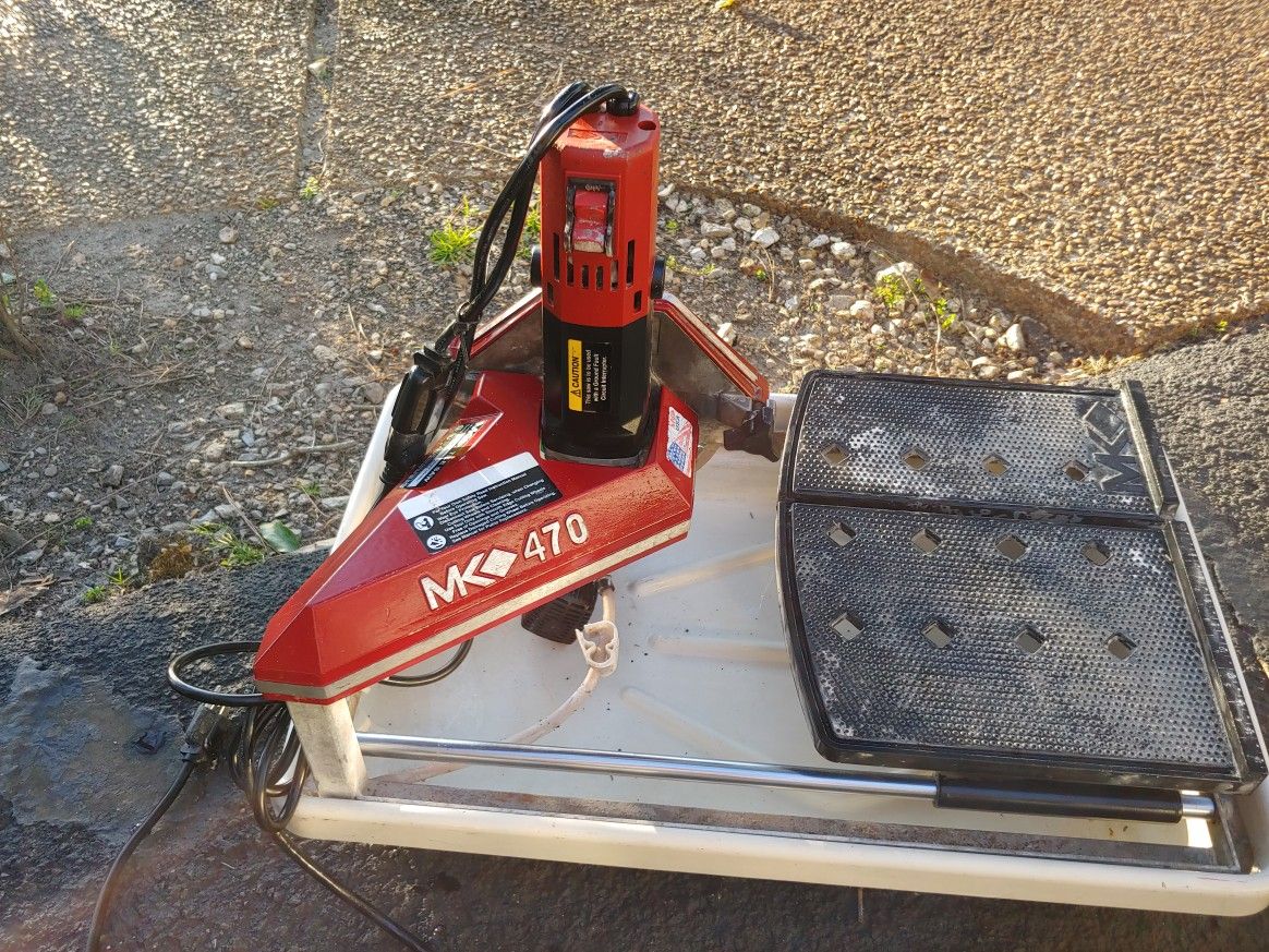 MK 470 Tile Saw 7" Blade for Sale in Cleveland, TN OfferUp