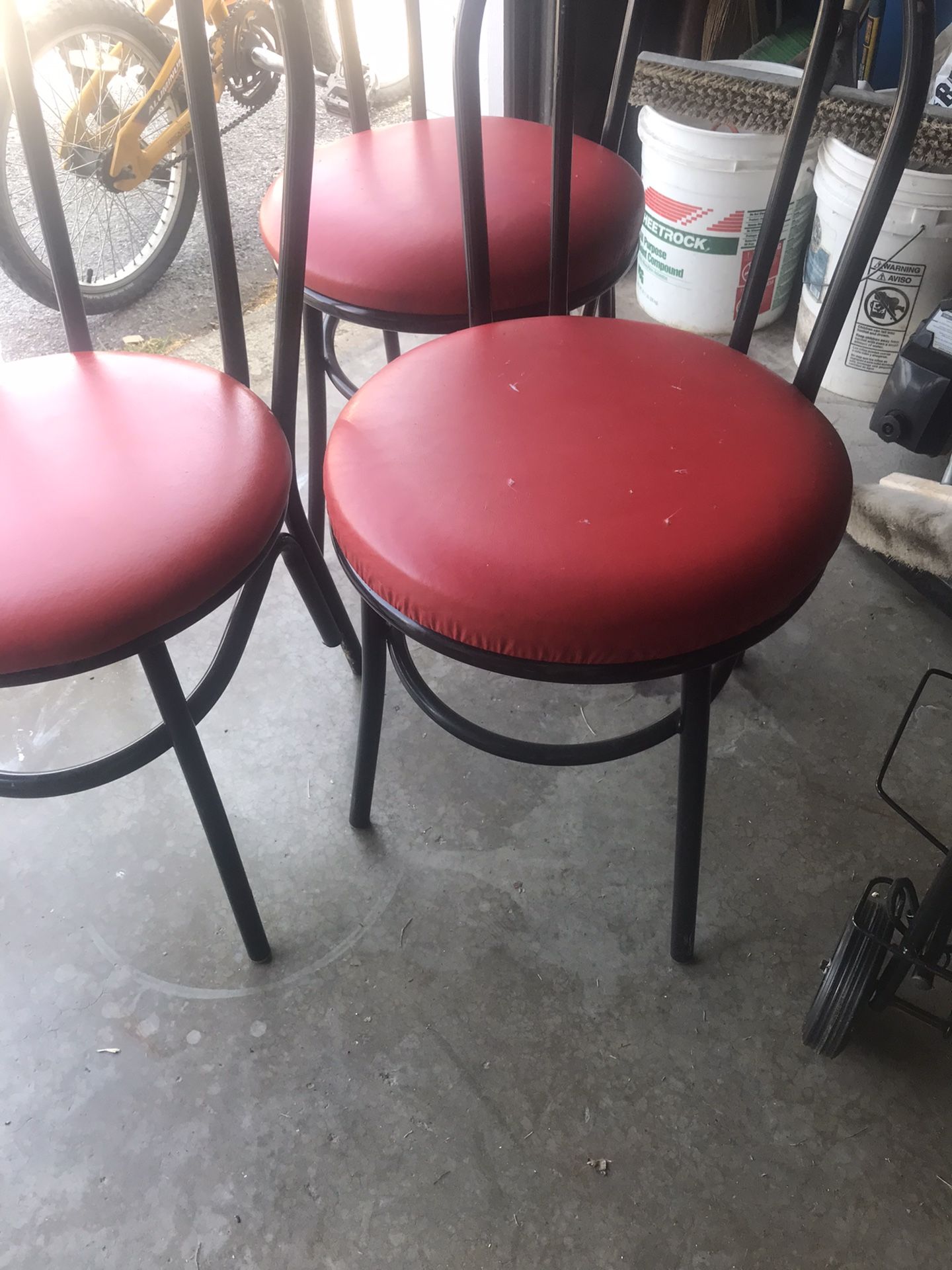 Three parlor chairs