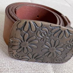 genuine leather belt women Size S/M