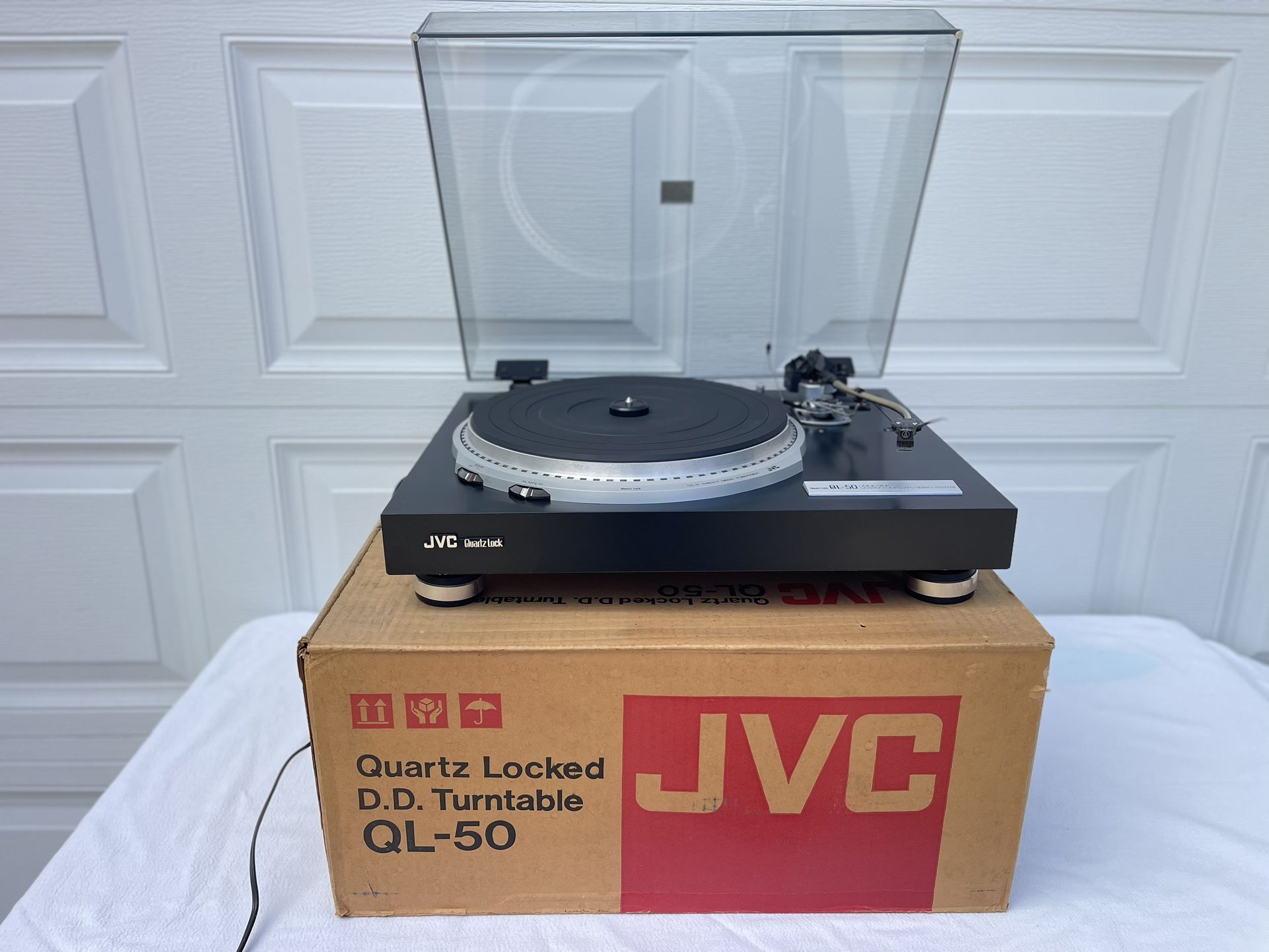 Rare! JVC QL-50 Quick Stop Quartz Locked/FG Servo System Turntable/Original Box