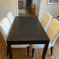 Dining/kitchen Table With 4 Chairs 