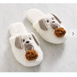 Doug the Dog With Pumpkin Slippers Size SMALL 