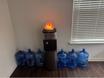 Water Cooler with bottles