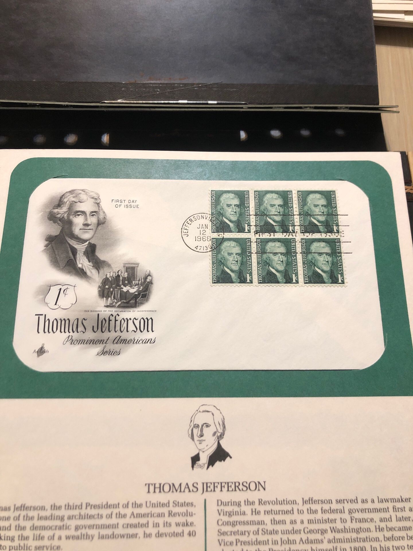 Lot of 10 First Day Covers On a Story Card Preowned From an Estate (Pack-36)