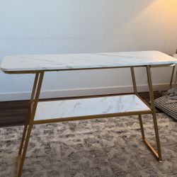 Modern 2-Tier Console Table 