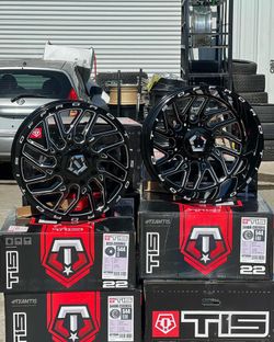 22" RIMS TIRES FOR DUALLY TRUCKS FORD FORD CHEVY GMC 