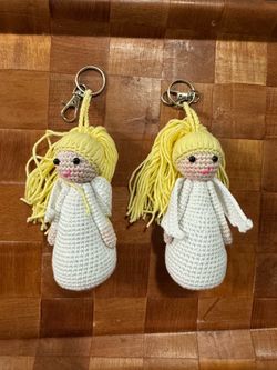 5" ANGEL HANDMADE KEY CHAIN.